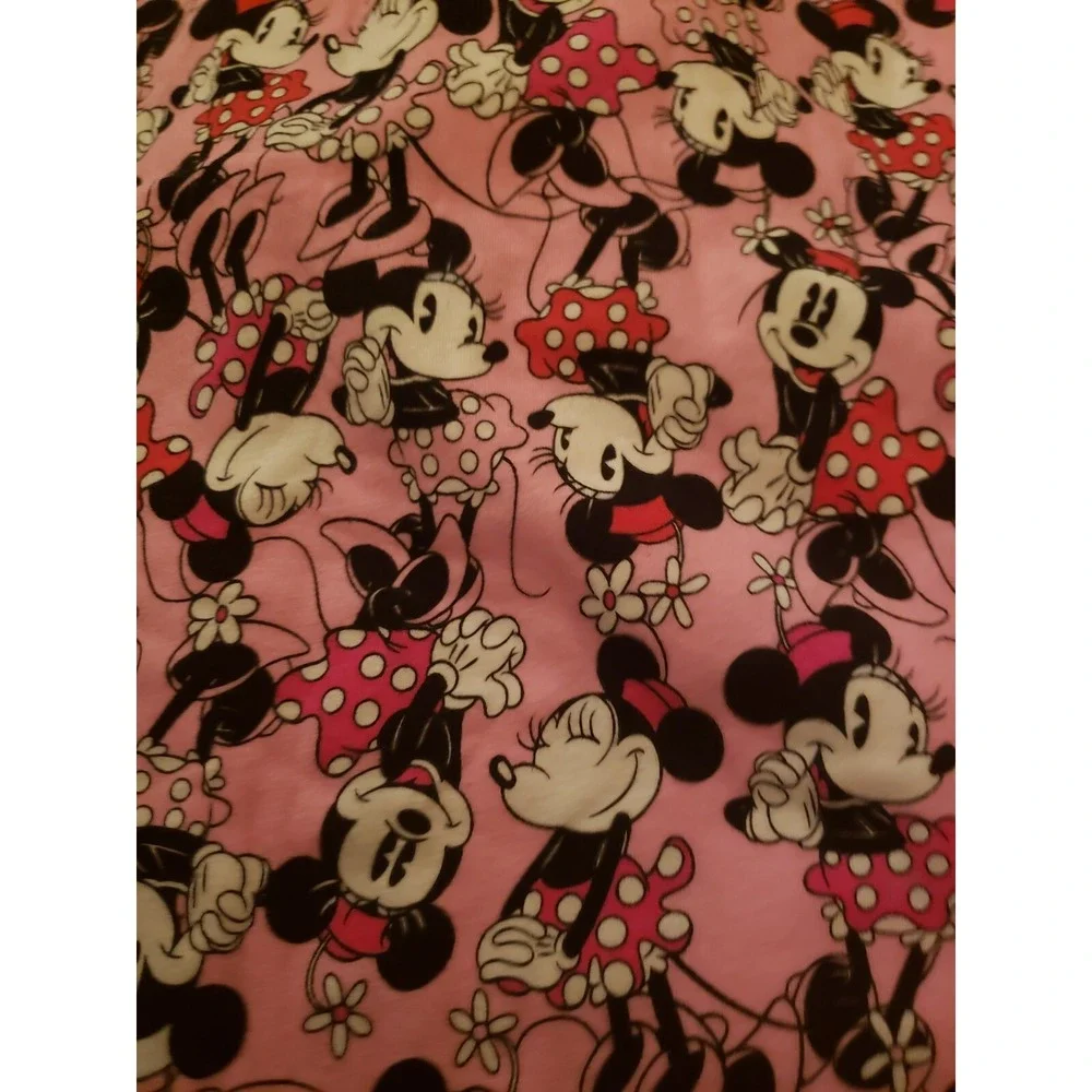 Sz XL Disney Minnie Mouse‎  Women/Juniors Racerback Shirt Pink W/ Hipster Undie